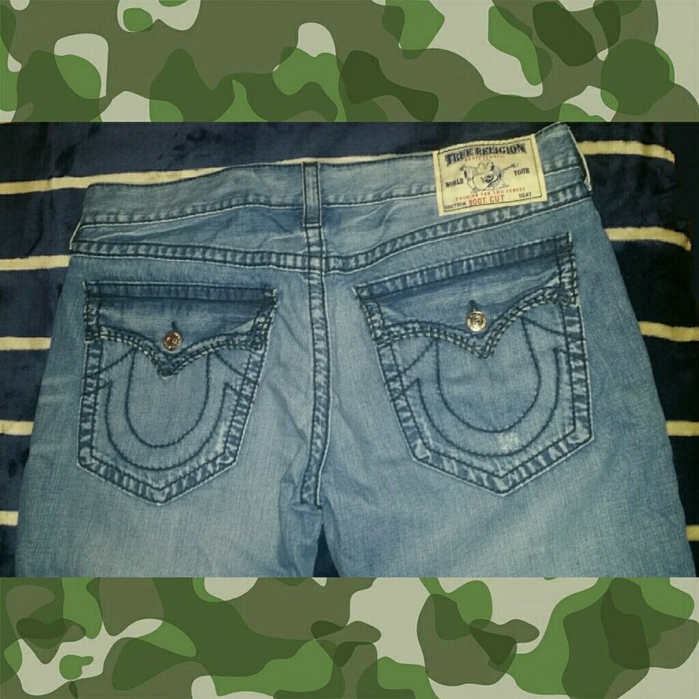 True Religion Authentic Mens Boot Cut Jeans - Picture 2 of 12